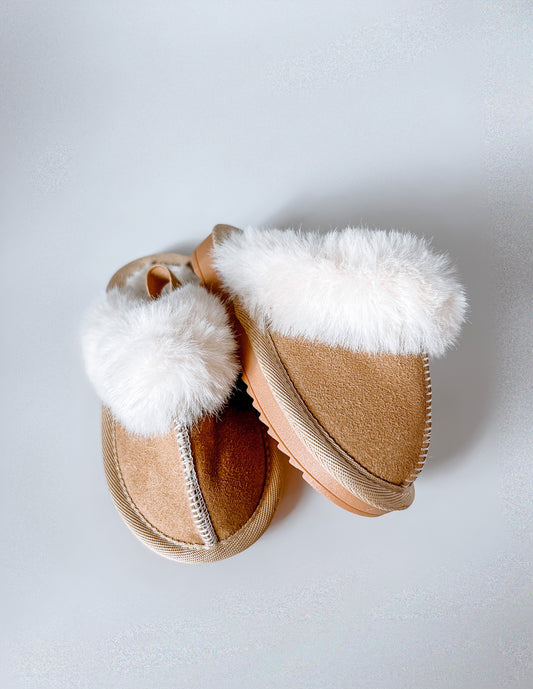 Toddler fur slippers